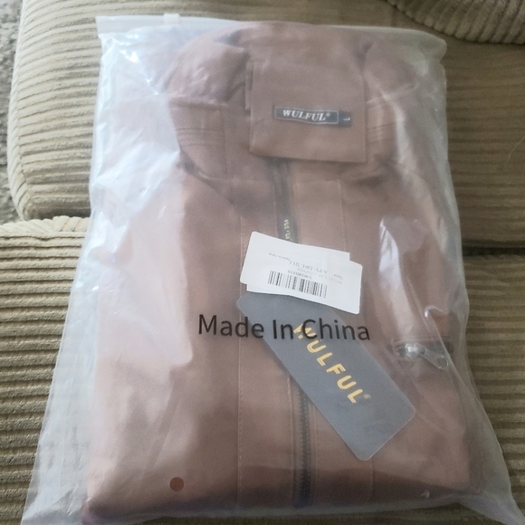 New Mens Slim Fit Weather Sealed Leather Jacket Multiple Sizes - Picture 3 of 3